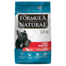 Fórmula Natural Super Premium Life Cães Adultos Portes Mini e Pequeno